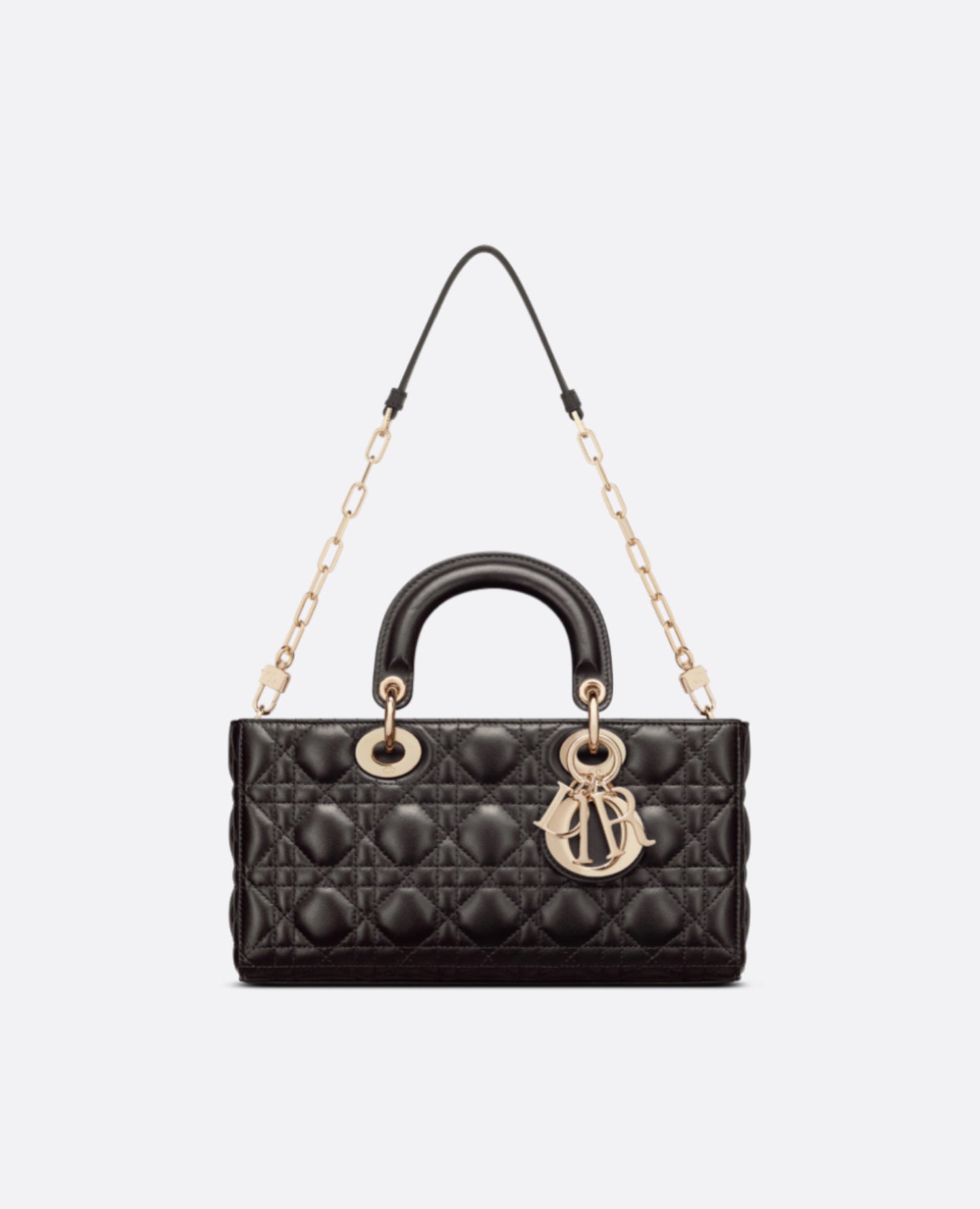 Dior Medium Lady D-Joy Bag Black Cannage Lambskin