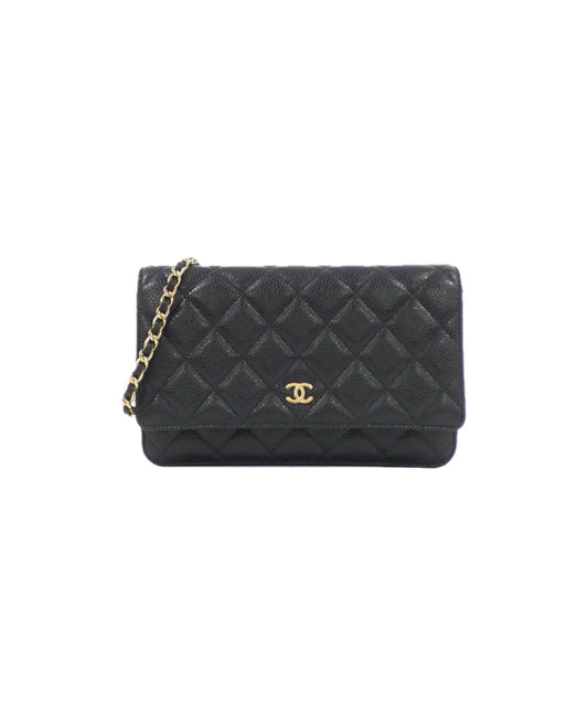 Coco wallet On Chain Caviar Bag
Gold Hardware