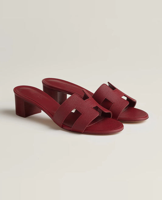 Hermès Oasis sandal Rouge