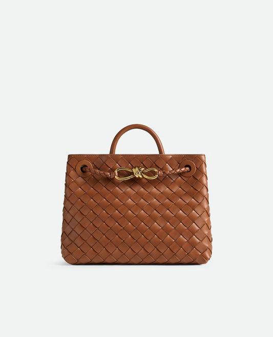 Bottega Veneta Small Andiamo Cognac