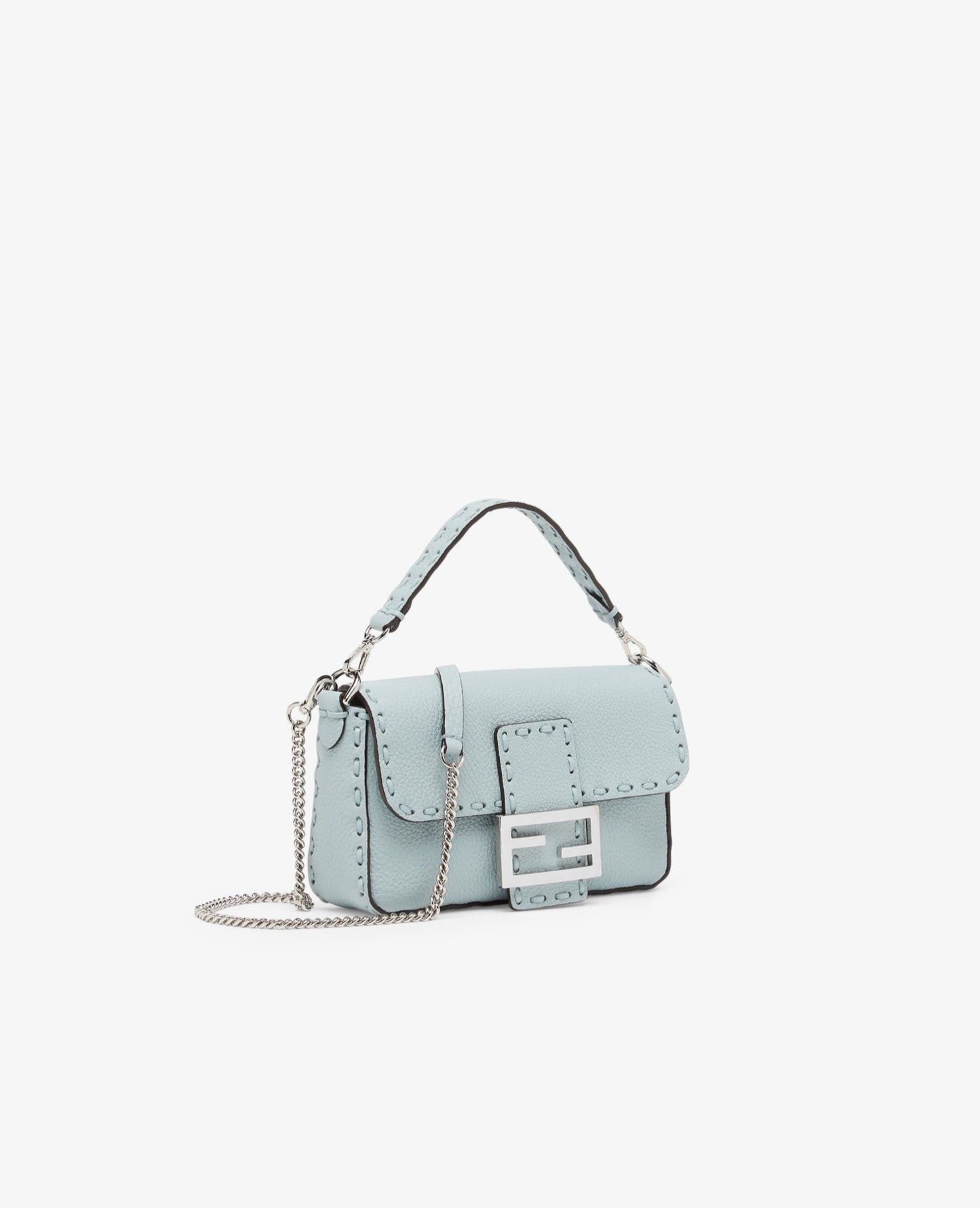 Fendi Baguette Mini Light Blue