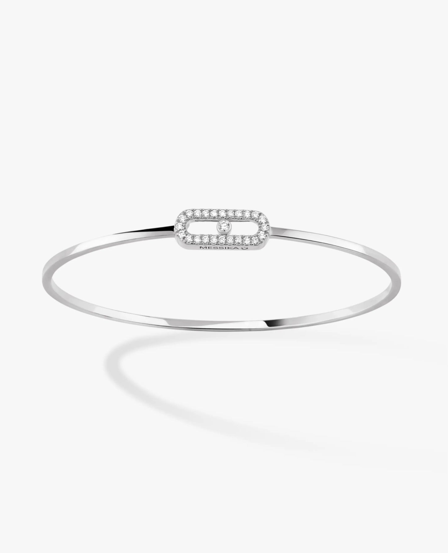 Messika Move Uno Pavé Flex Bangle Bracelet