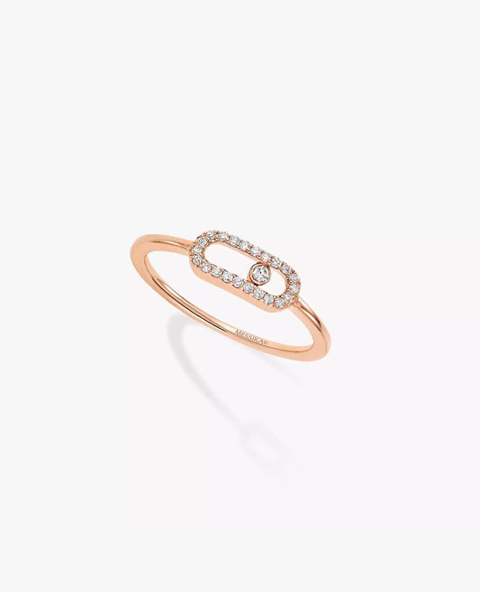 Messika Move Uno Ring Rose Gold