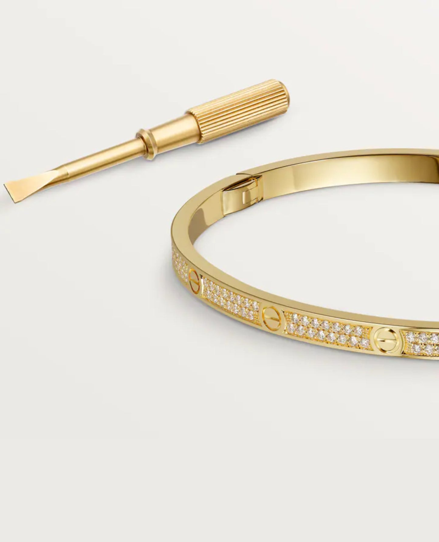 Cartier Love bracelet, small model, paved