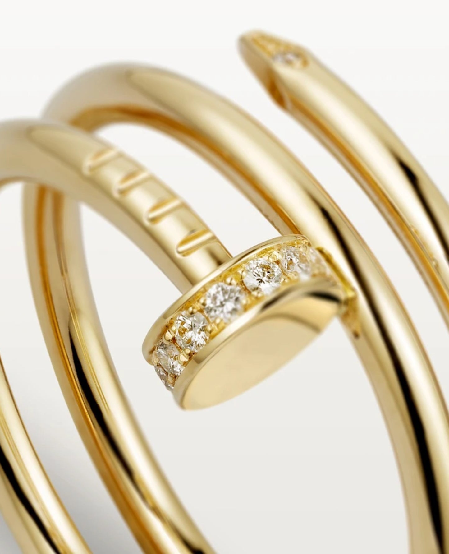 Cartier Anel Juste un Clou Ring, duplo, diamantes