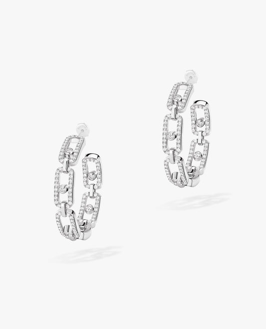 Messika Move Link SM Hoop Earrings