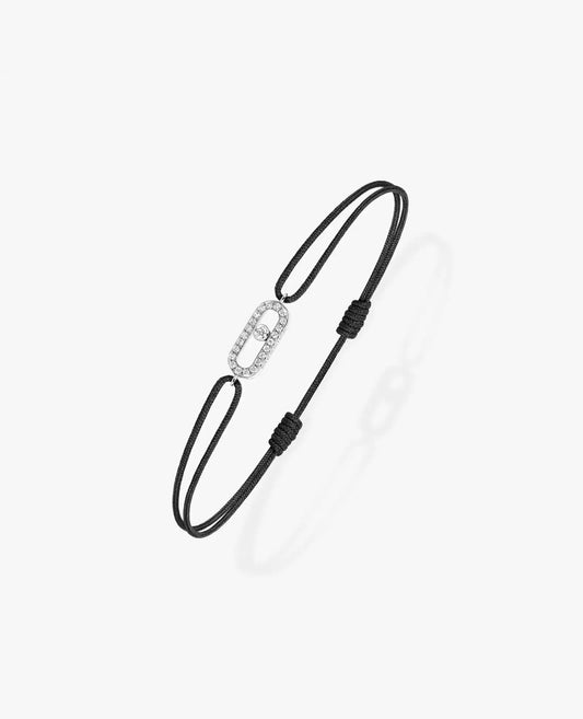 Messika Move Uno Black Cord Bracelet