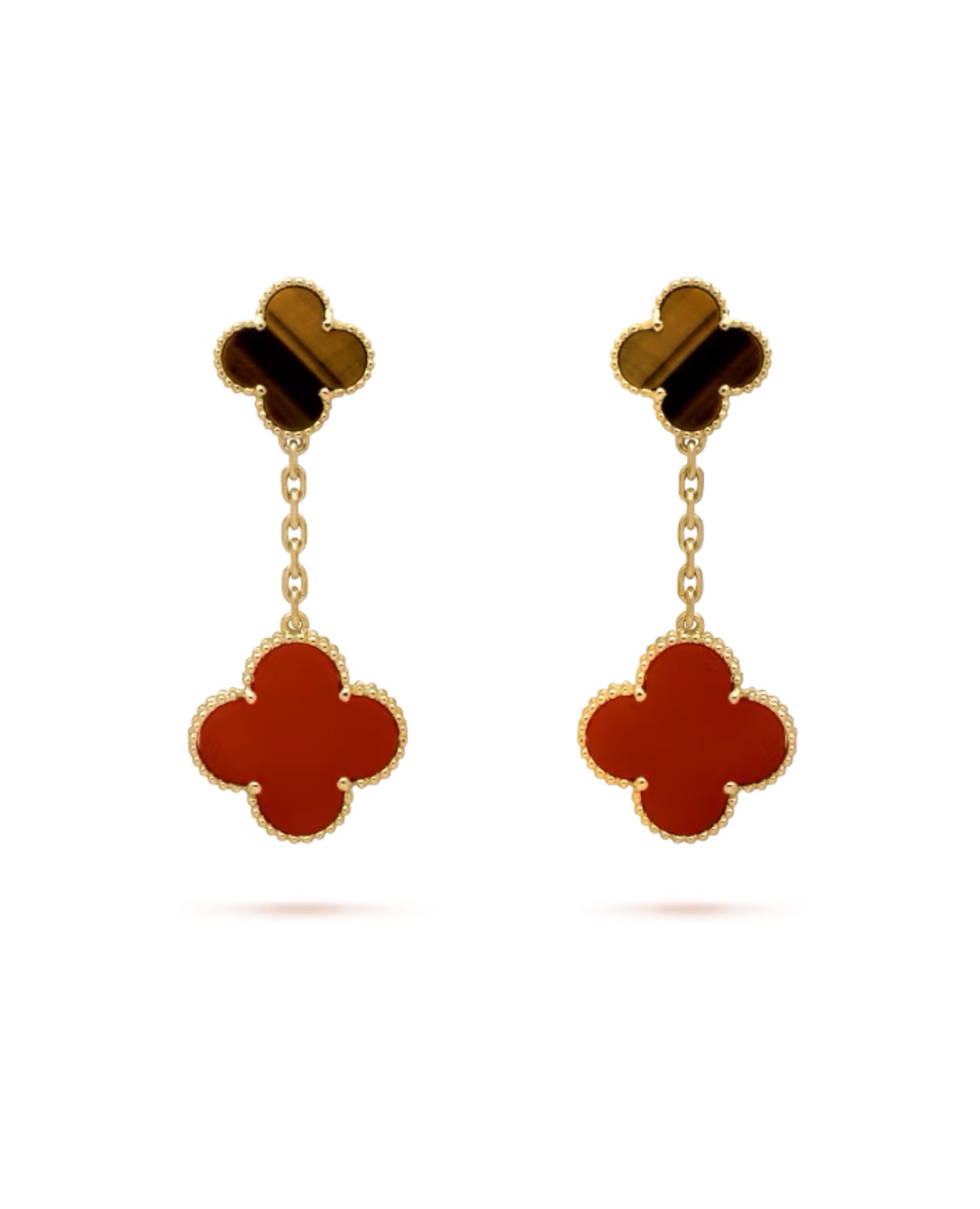 Van Cleef Magic Alhambra earrings, 2 motifs