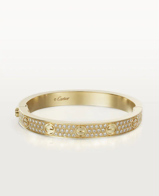 Cartier Love Bracelet, classic model, paved