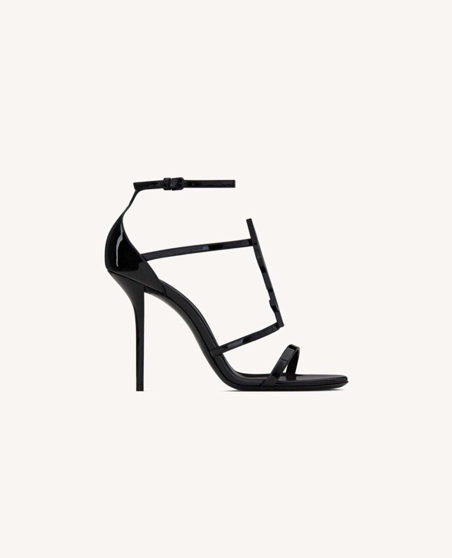 Saint Laurent Cassandra Sandals In Patent Leather