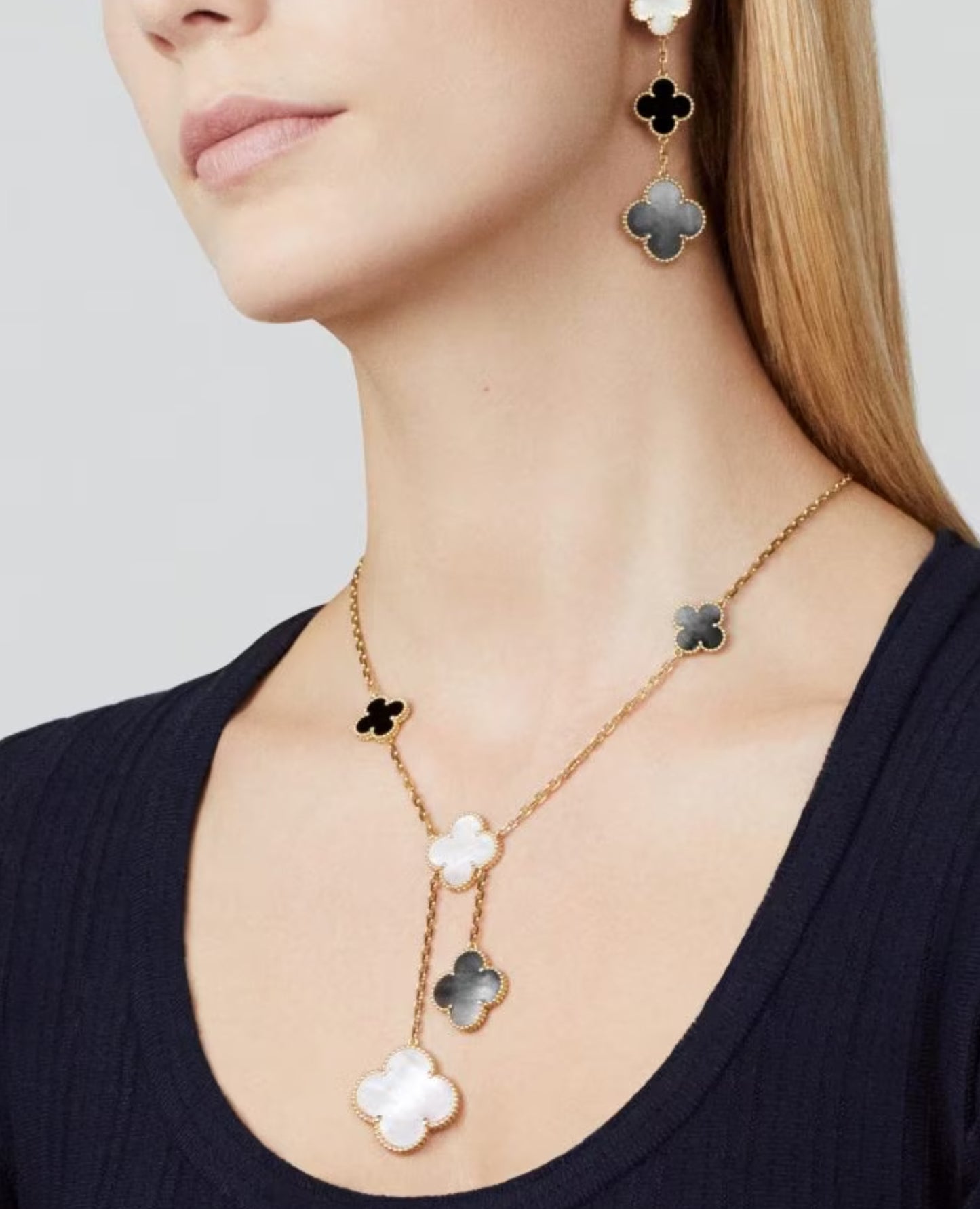 Van Cleef Magic Alhambra necklace, 6 motifs