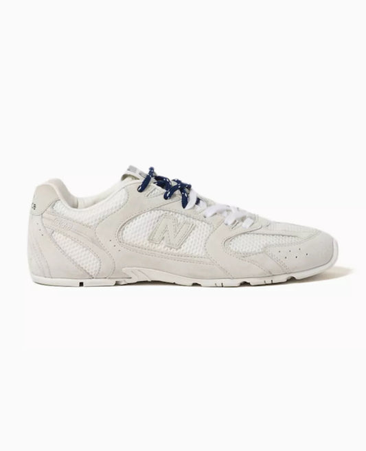 New Balance x Miu Miu - 530 SL Suede & Mesh White Low Top Sneakers