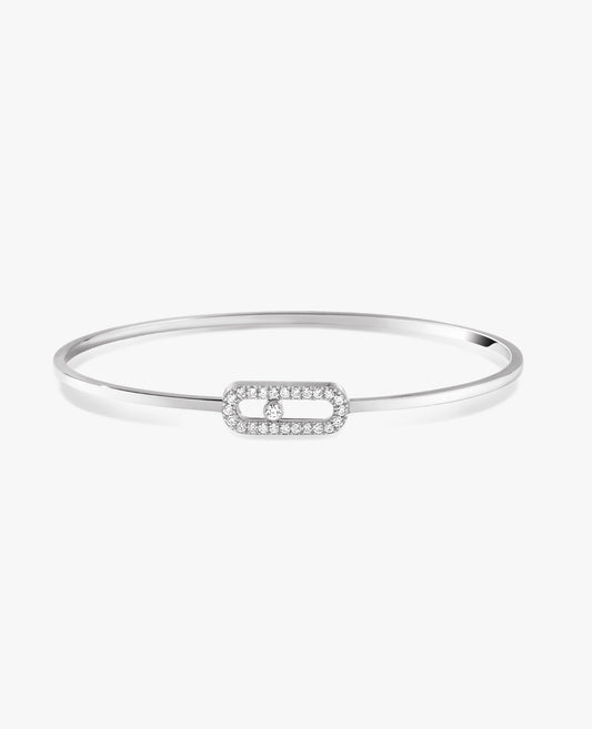 Messika Move Uno Pavé Flex Bangle Bracelet