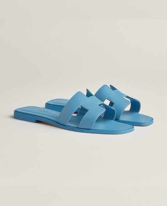 Hermès Oran Sandal Bleu Cameo