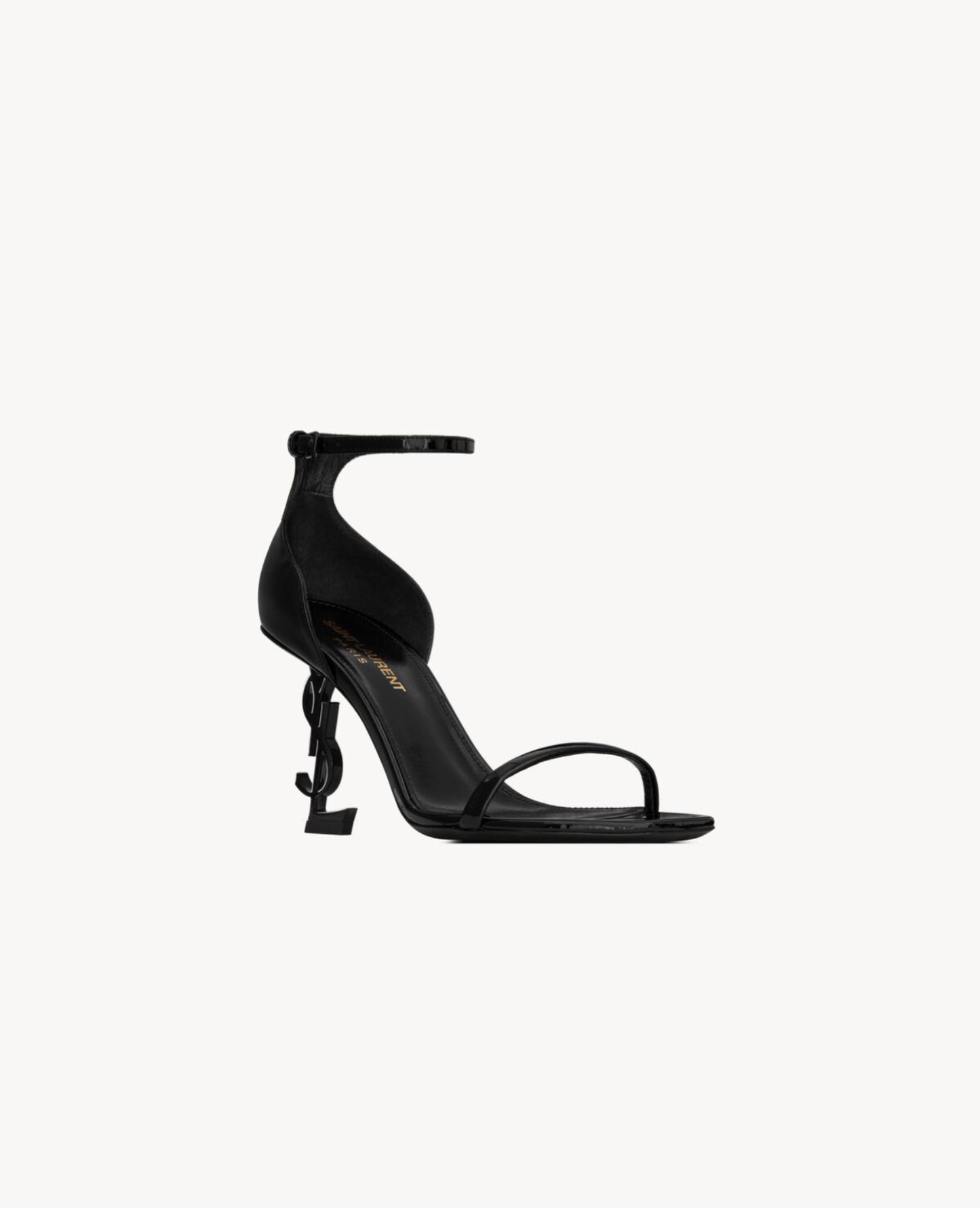 Saint Laurent Opyum Sandals In Patent Leather