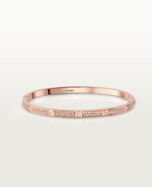 Cartier Love Bracelet, small model, paved