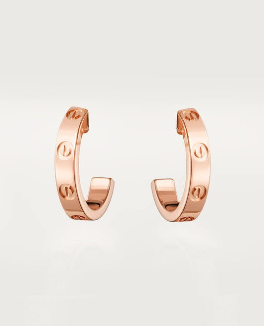 Cartier Love Hoop Earrings, Small Model