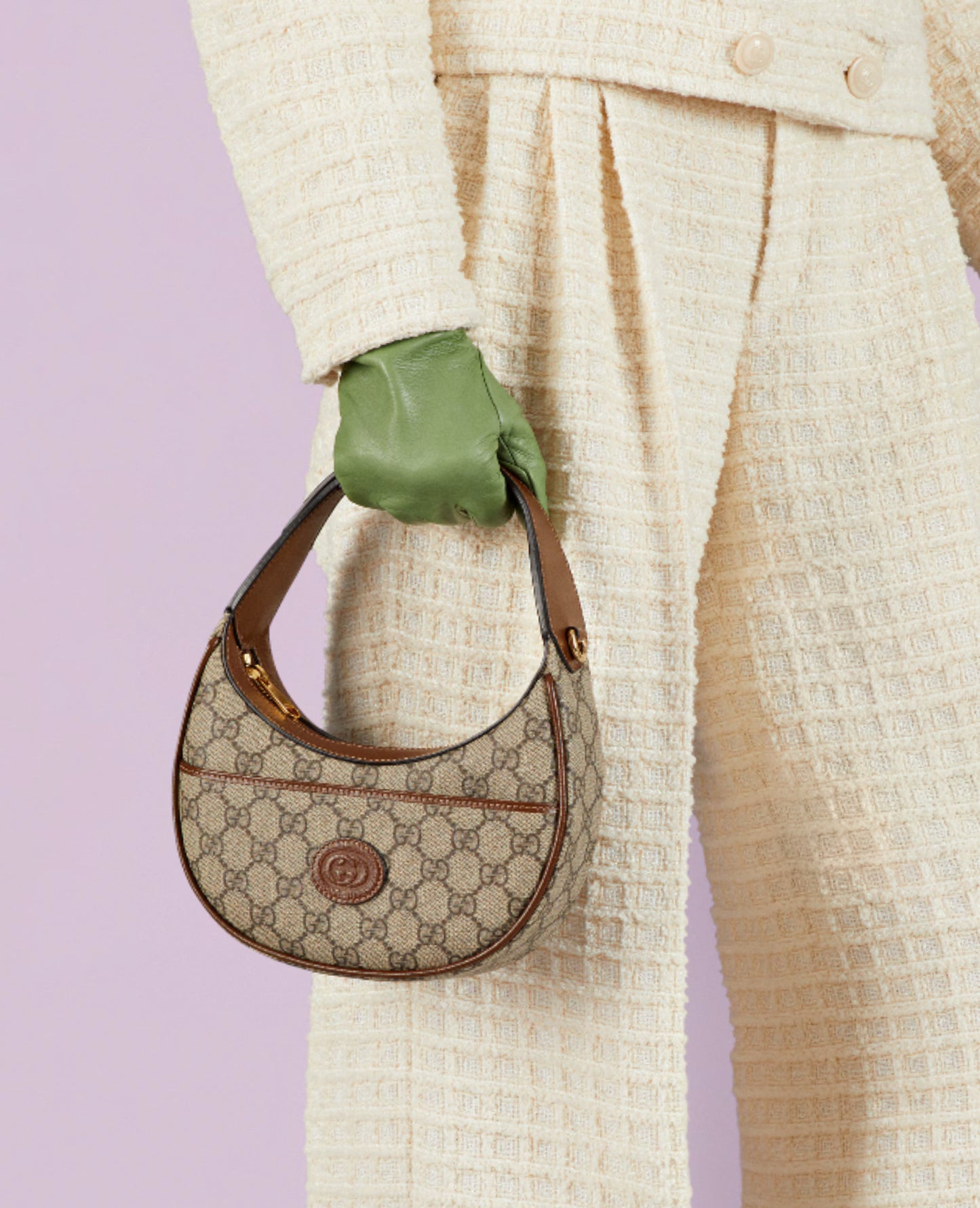 Gucci Half-Moon-Shaped Mini Bag