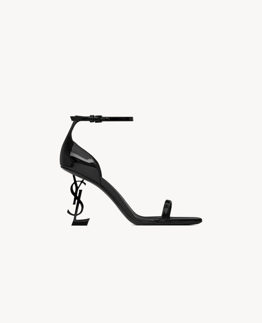 Saint Laurent Opyum Sandals In Patent Leather