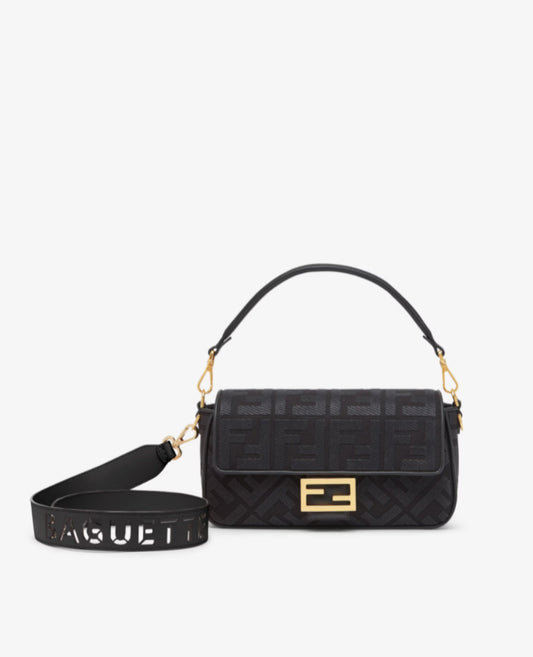 Fendi Baguette Bag Black