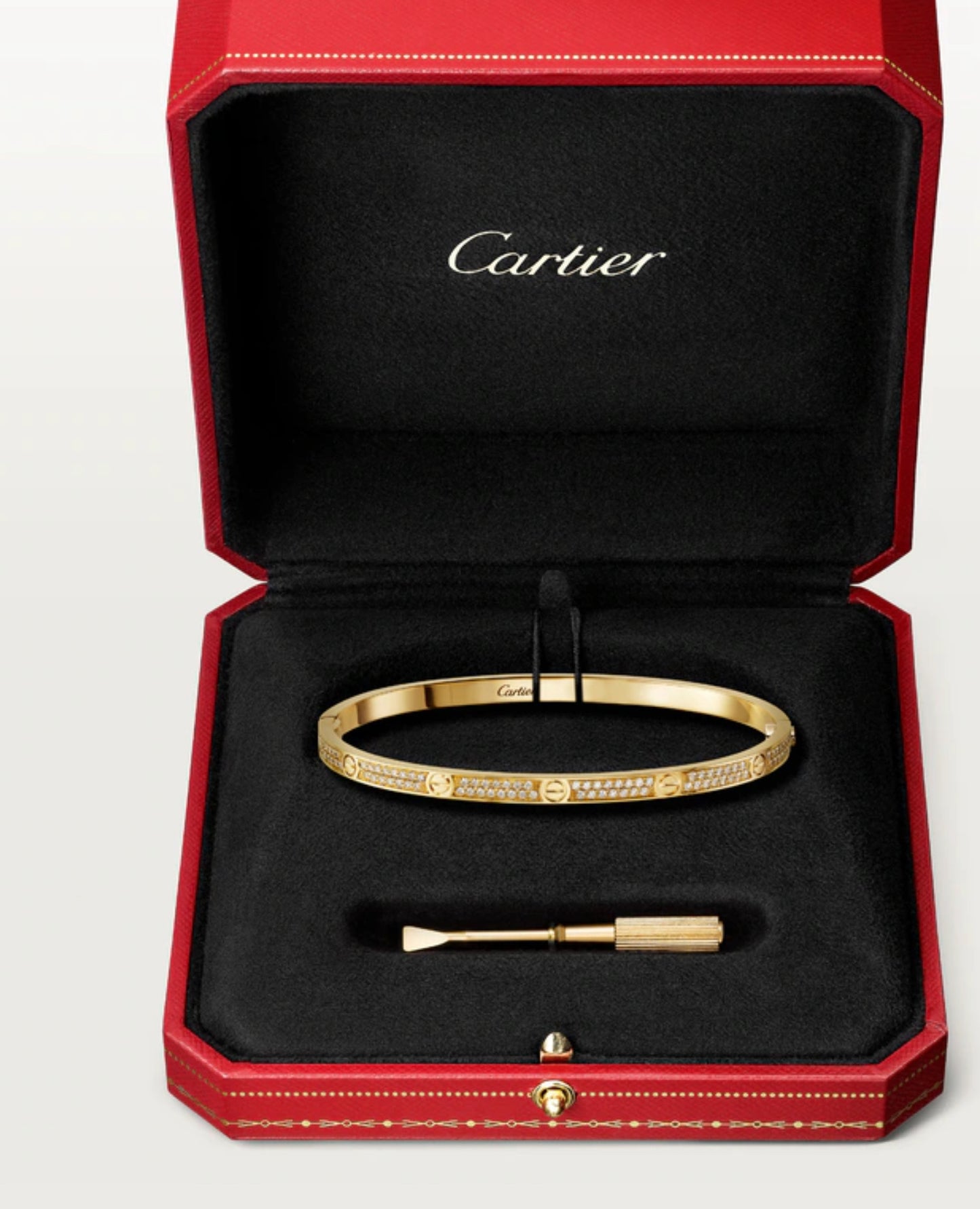 Cartier Love bracelet, small model, paved