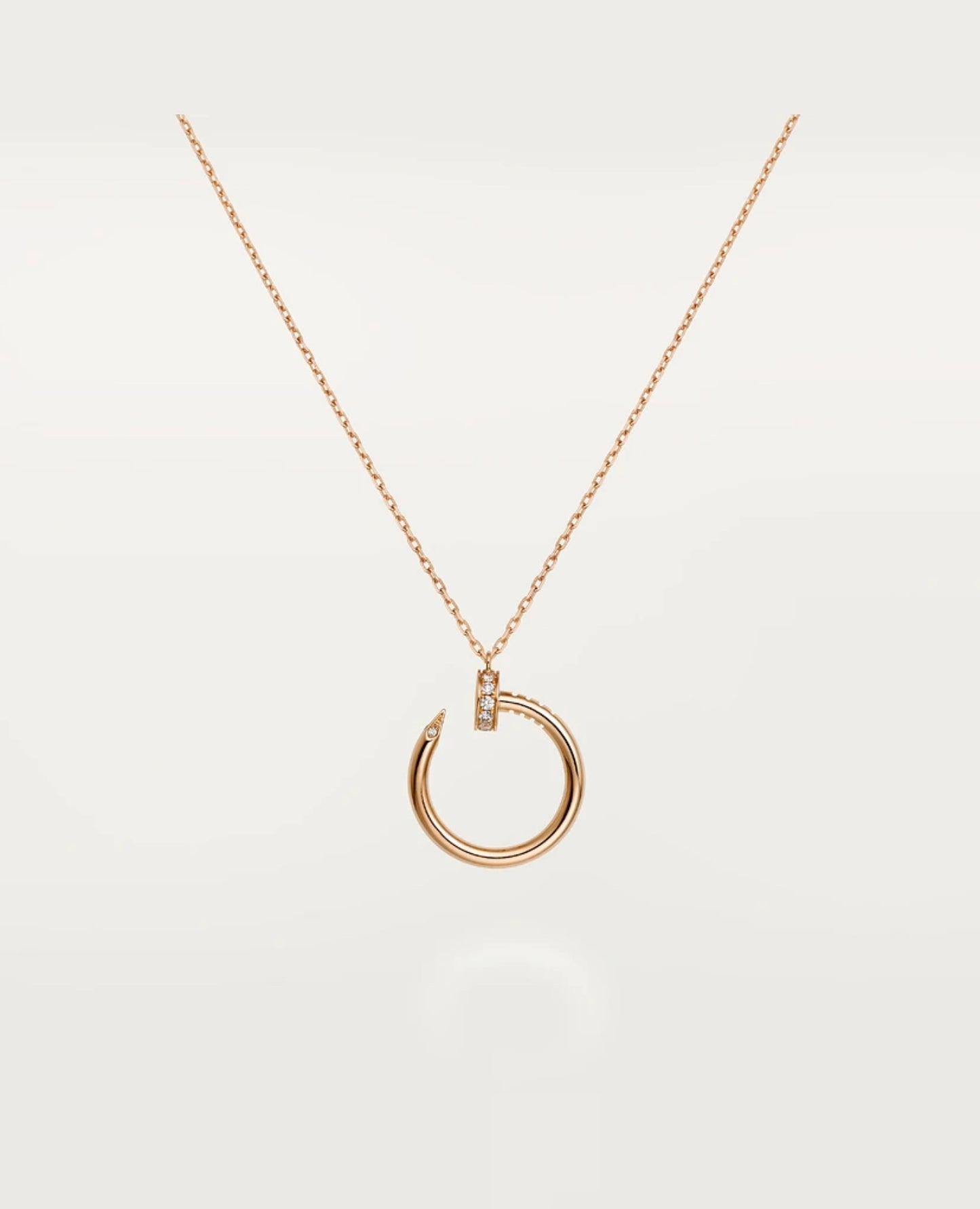 Cartier Just Un Clou Necklace Rose Gold