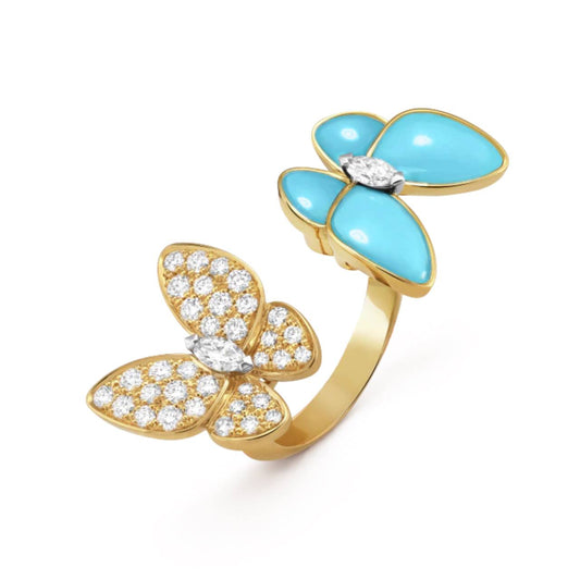 Two Butterfly Between the Finger Van Cleef ring