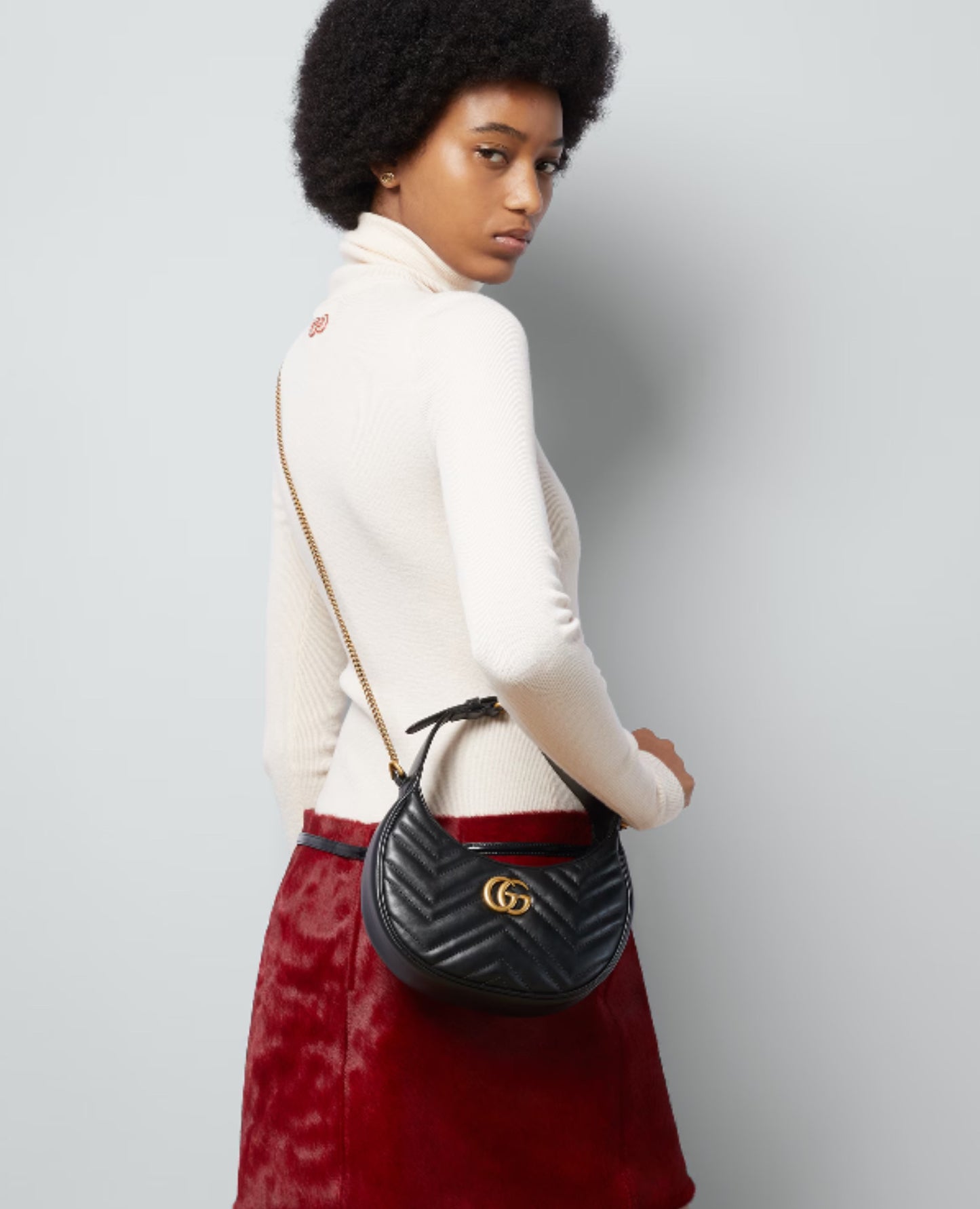 Gucci Half-Moon Shaped Mini Bag – Qatarshoes