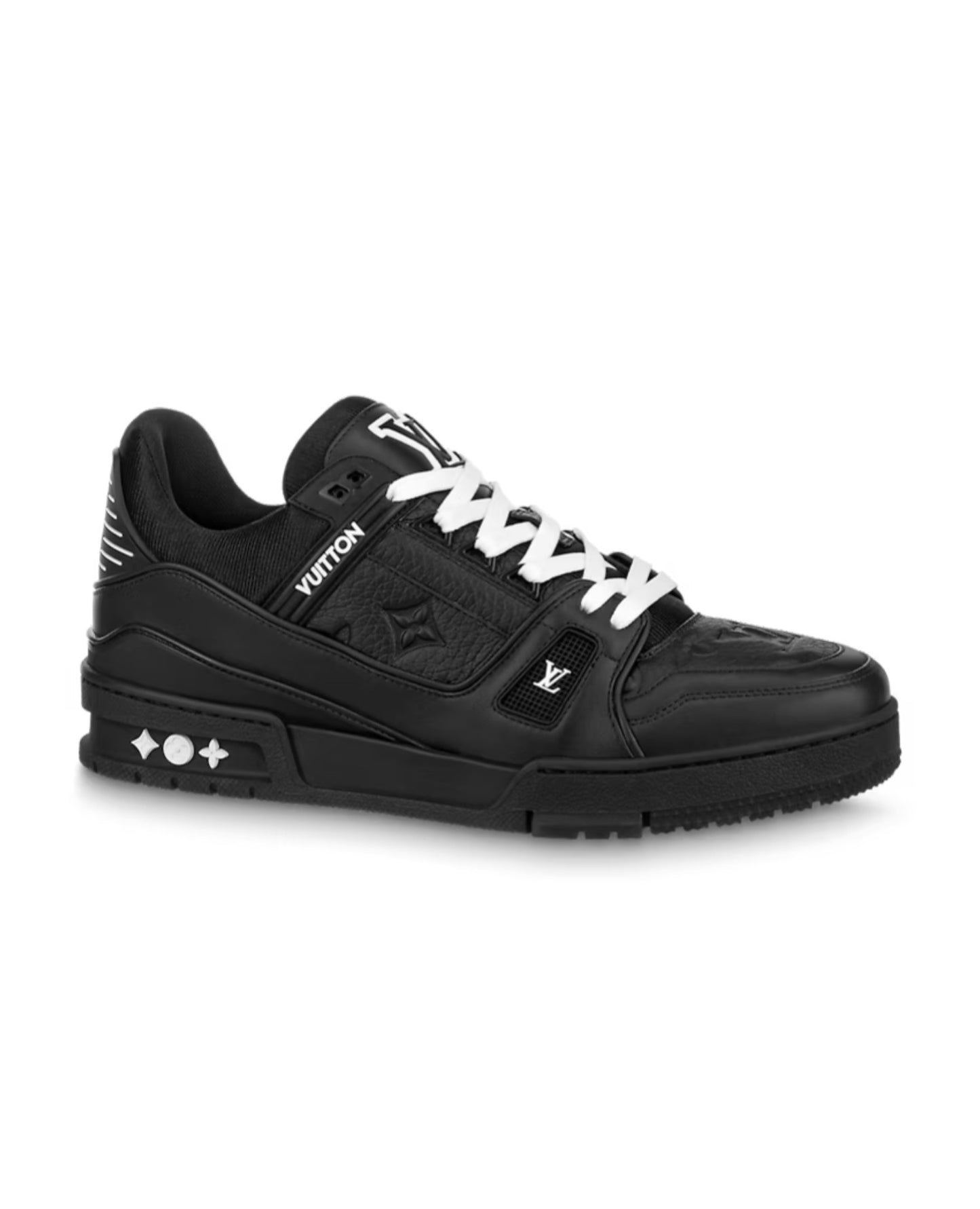 Louis Vuitton Trainer Sneaker ‘Black Embossed’